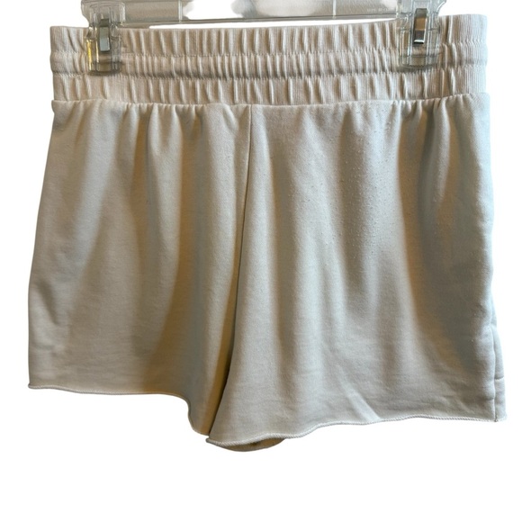 Elie Tahari Cream Athletic Shorts with Elastic Waistband - Picture 2 of 7